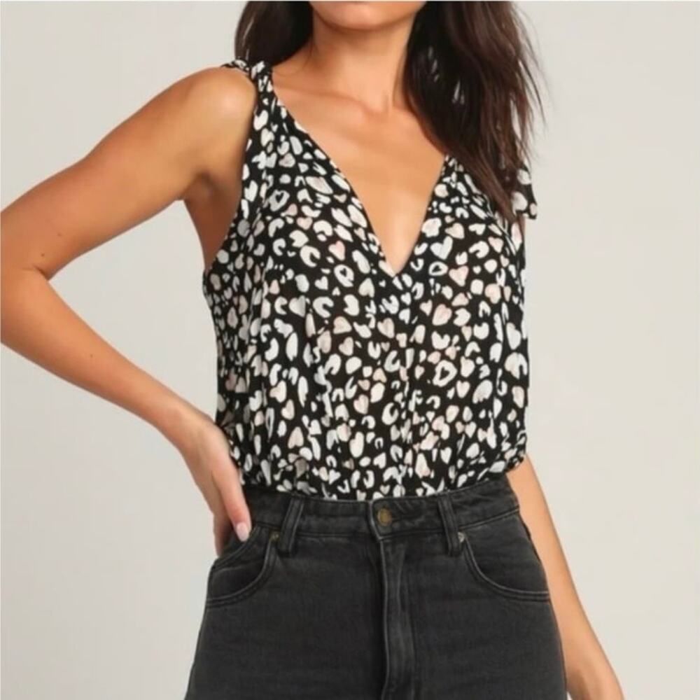 NWOT Free People Bare It All Bodysuit